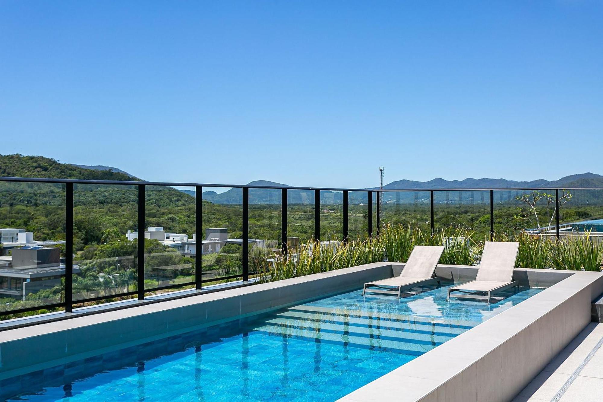 Wi-Fi 300Mb | Rooftop Com Piscina Em Jurere #Ja15 Флоріанополіс Екстер'єр фото