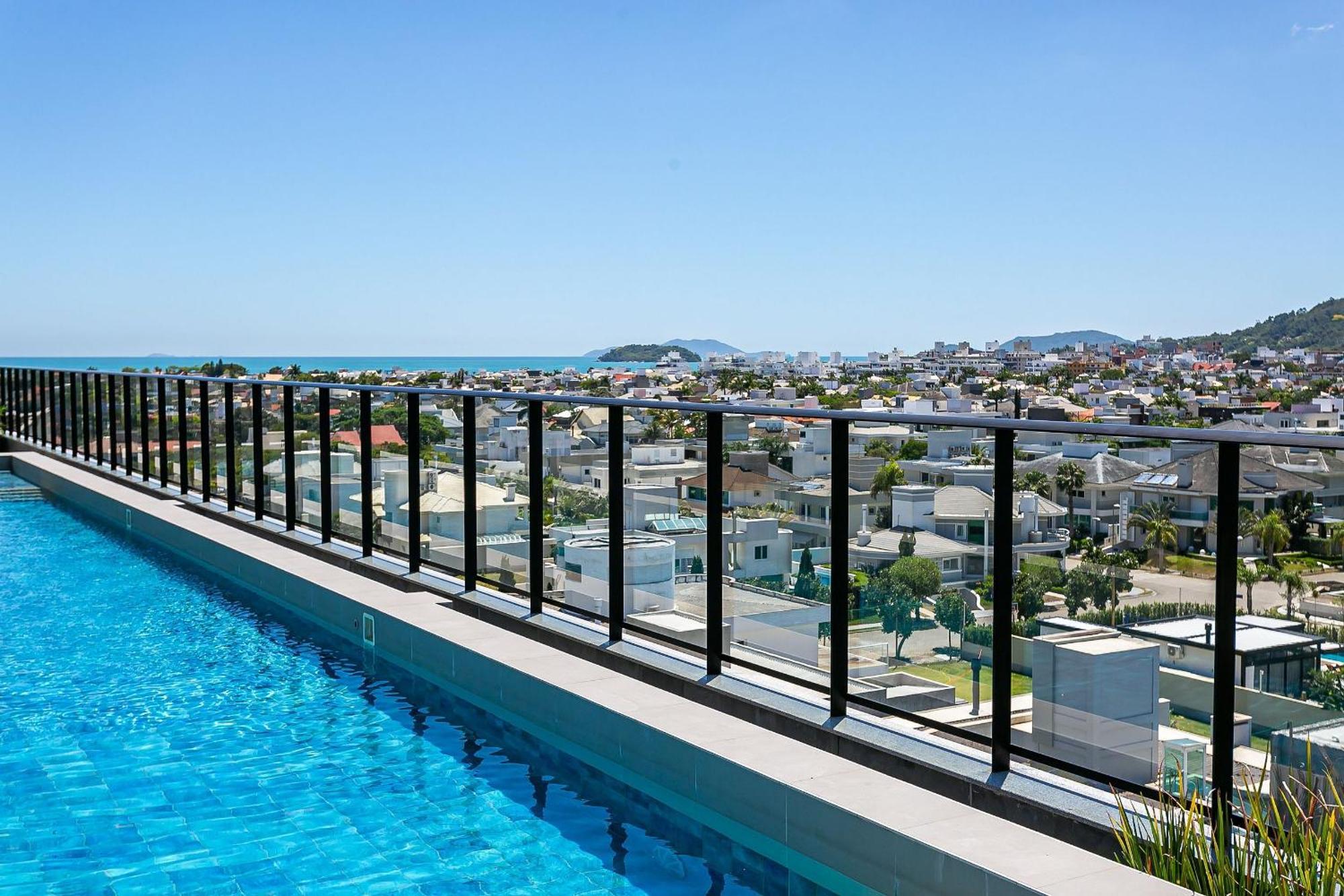 Wi-Fi 300Mb | Rooftop Com Piscina Em Jurere #Ja15 Флоріанополіс Екстер'єр фото